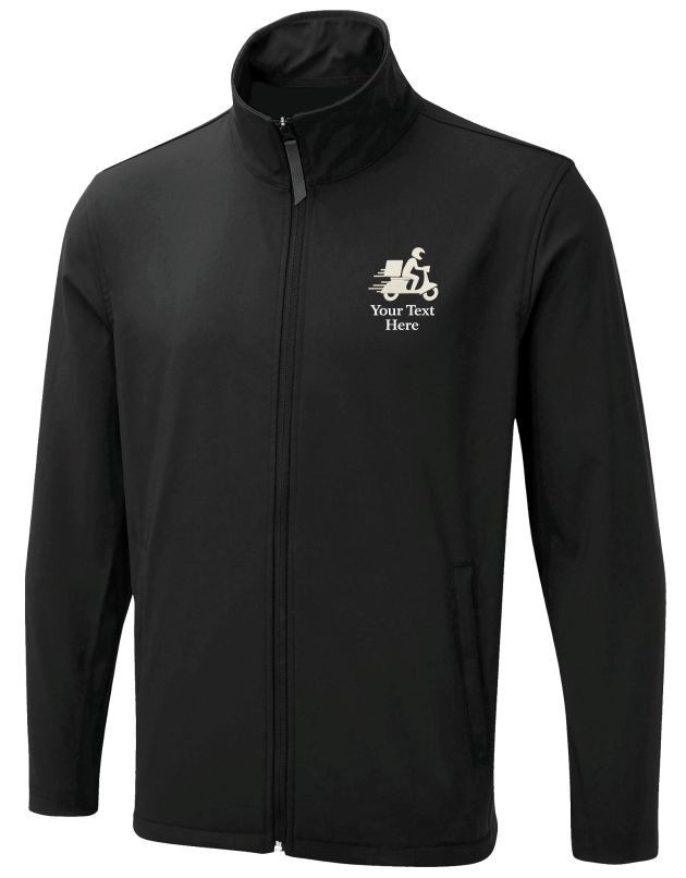 Personalised Embroidered Soft Shell Jacket With Home Delivery Logo Gift Jacket