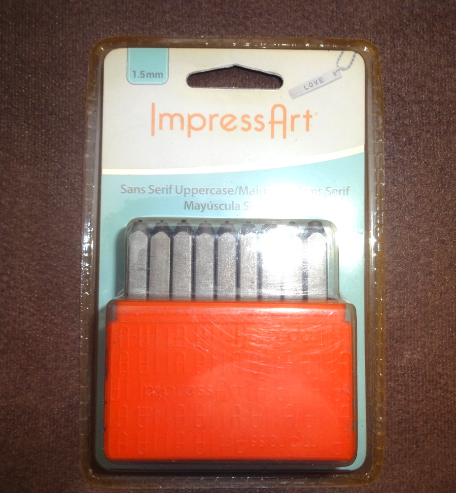 Impress Art Metal Stamping Kit, New & Sealed!