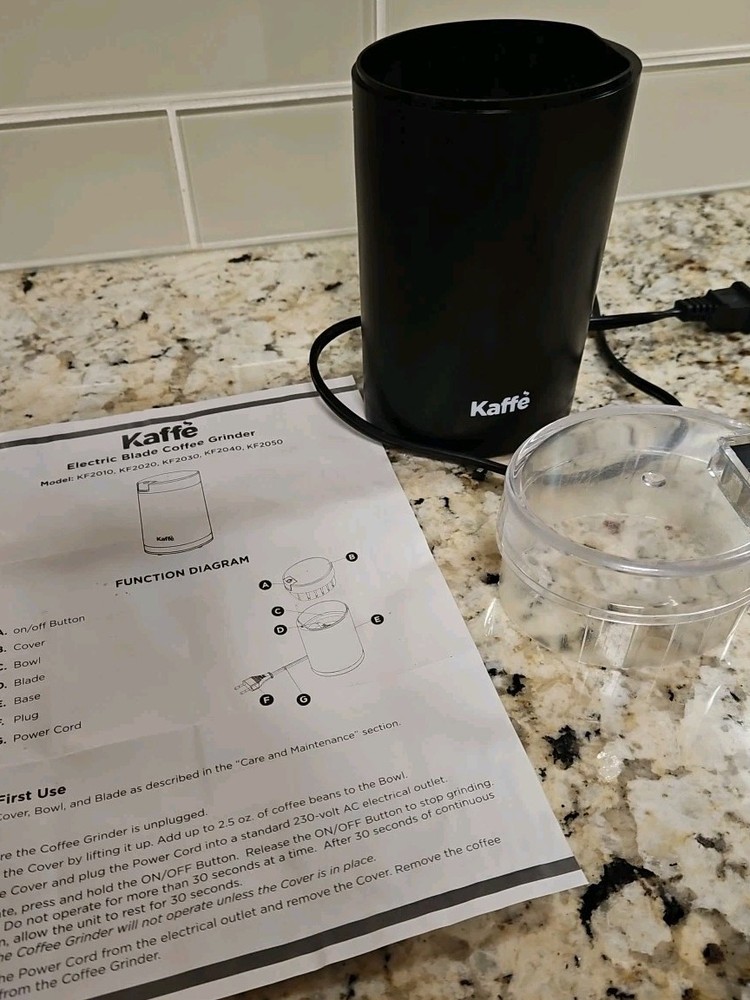 Kaffe Black Coffee Grinder Electric