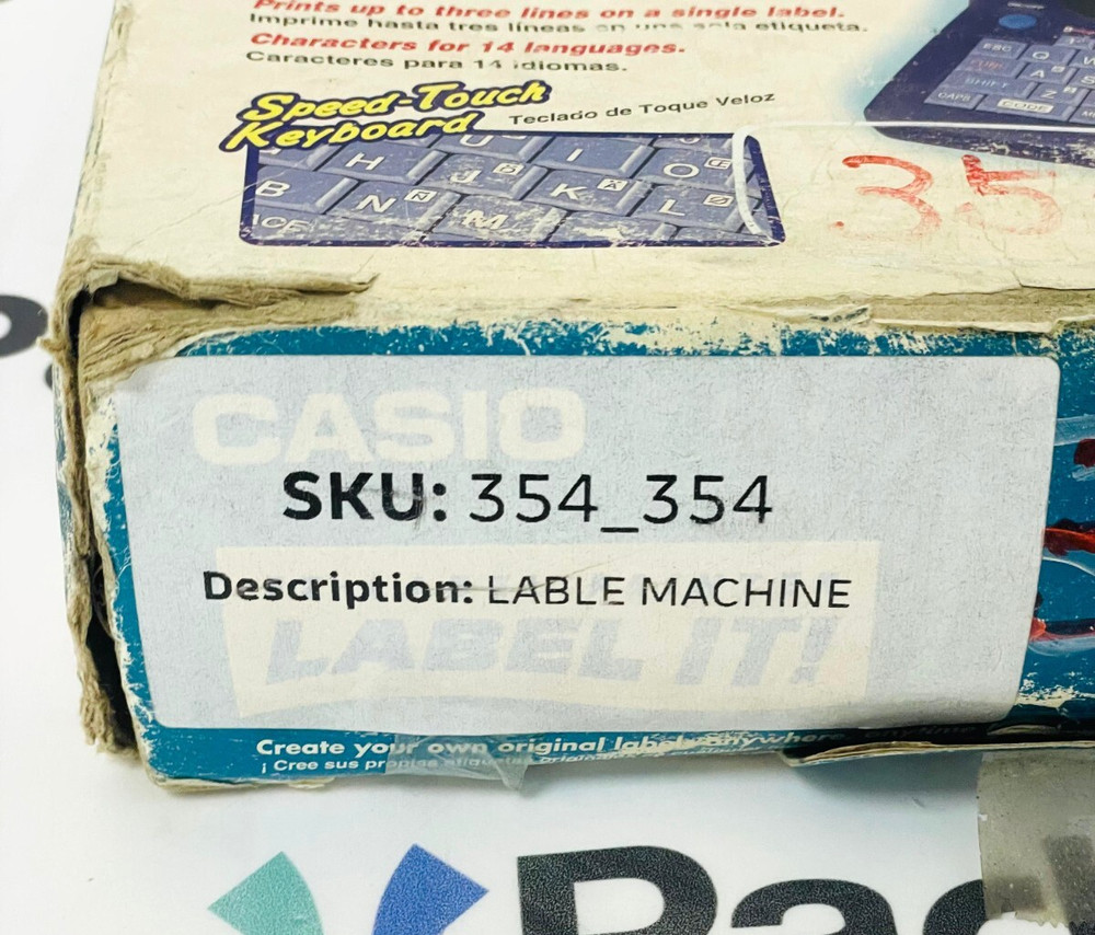CASIO KL-7200 Label Printer