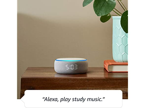 Echo Dot (3rd Gen) - Smart speaker with clock and Alexa - Sandstone