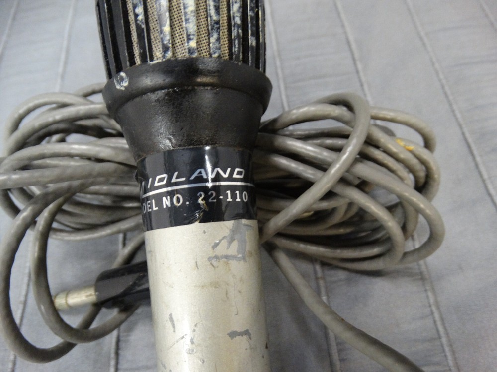 Midland 22-110 Microphone Vintage, Untested