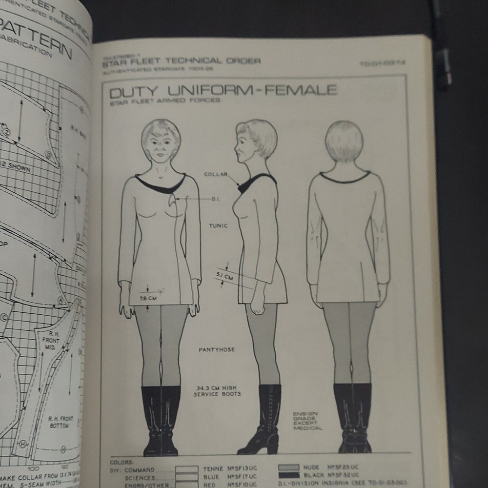 Star Trek Technical Manual Signed The Original Series