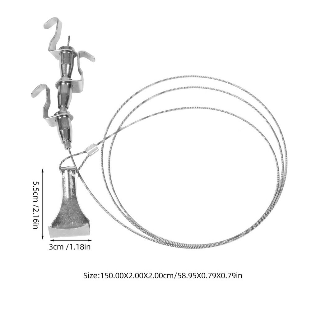 Picture Rail Hooks Adjustable Hanger Mirror Frame Hanging Tool Heavy Kit