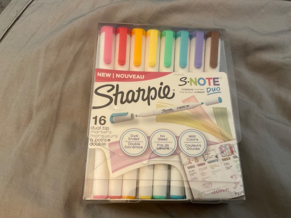 Sharpie S-Note 16 ct dual tip markers/highlighter