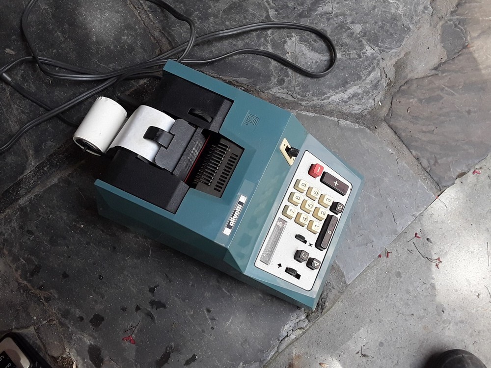 olivetti adding machine
