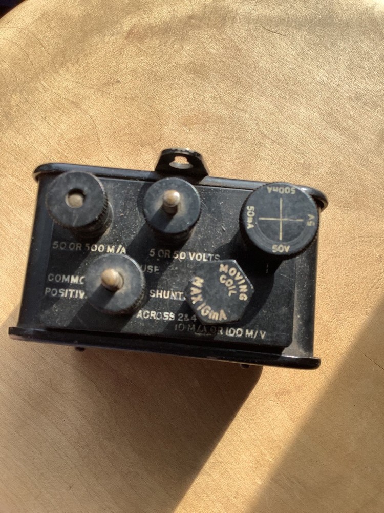 vintage collectible old voltmeter