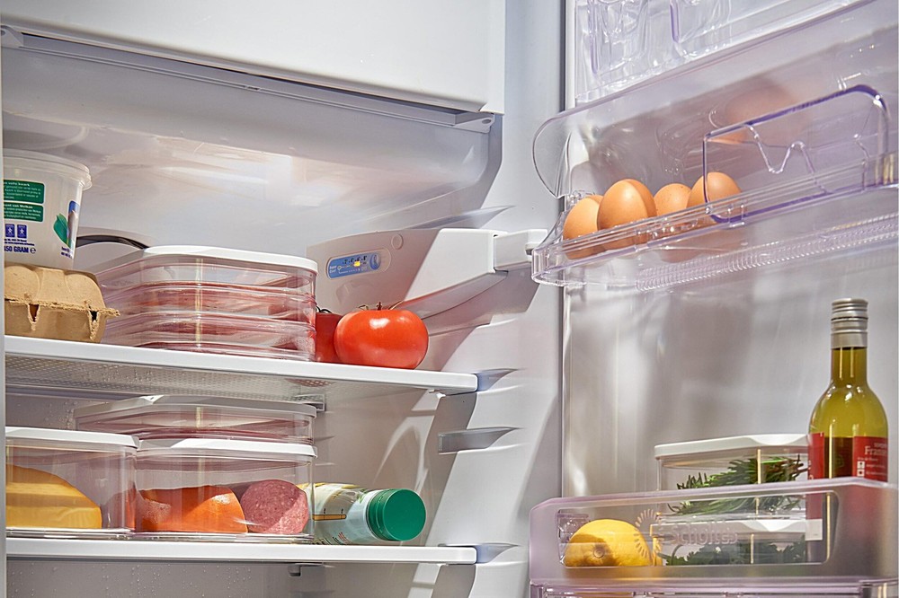 Modula Rounded Stackable Food Storage | 3 Compartments with 1 Universal Trans...