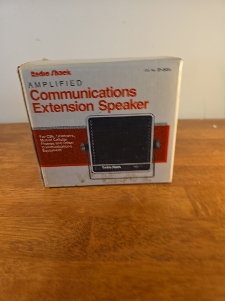 Radio Shack Communications Extension Speaker