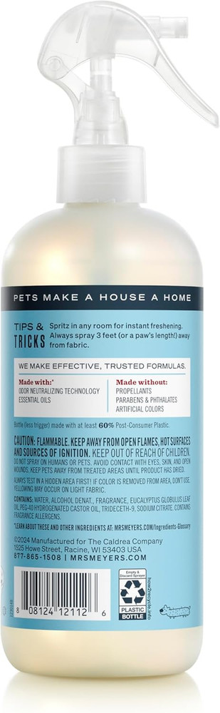 CLEAN DAY Pet Odor Neutralizer, Coconut Leaf Scent, 12Oz