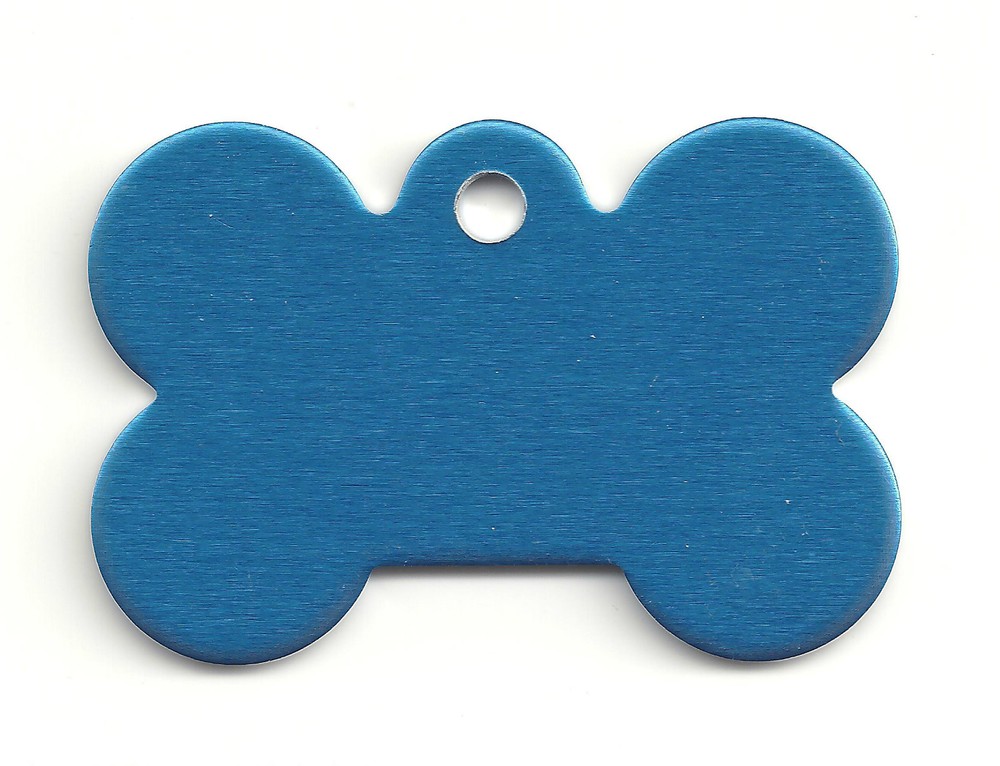 Dog Bone K9 Pet ID Personalized Name Canine Identification Tag