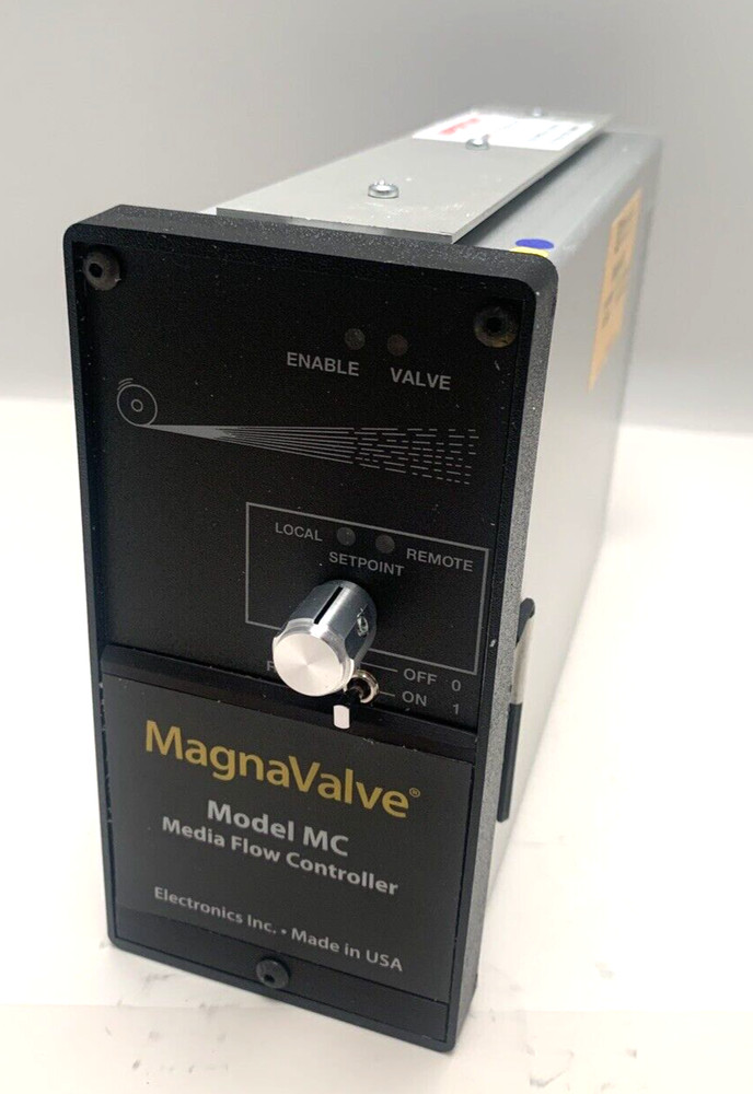 Electronics Inc Magnavalve Model MC Shot Flow Controller new