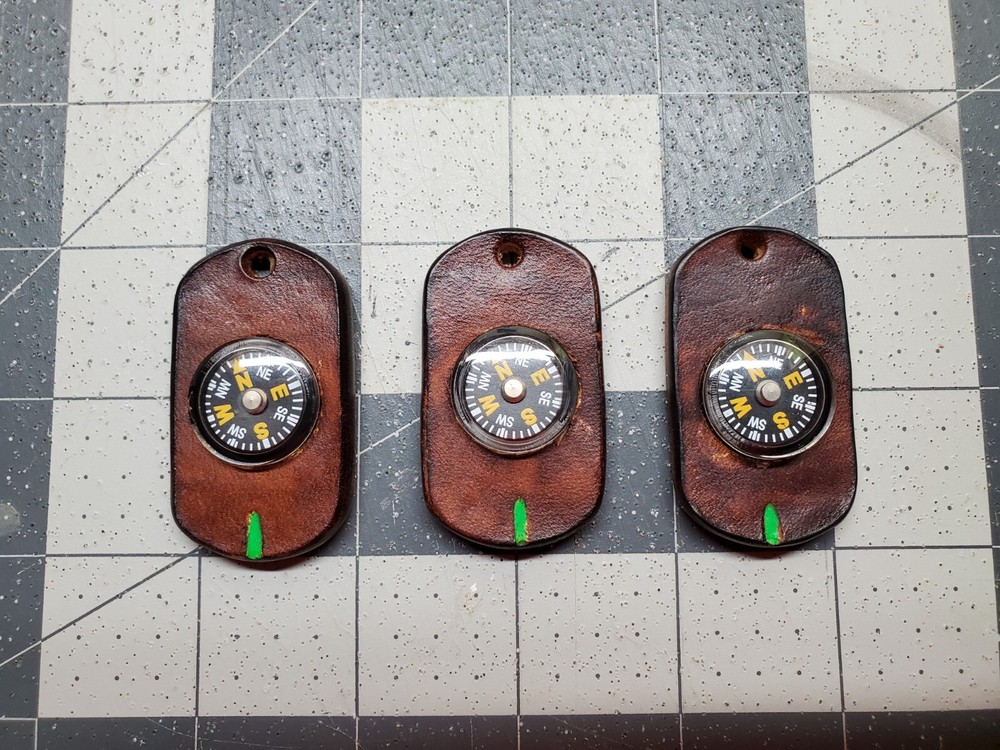 Leather Bushcraft/Survival Compass