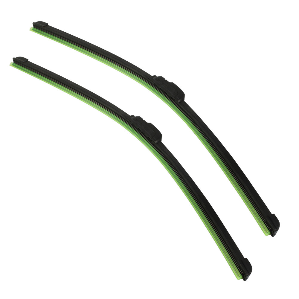 18" & 18" INCH Pair Bracketless Windshield Wiper Blades J-HOOK OEM QUALITY