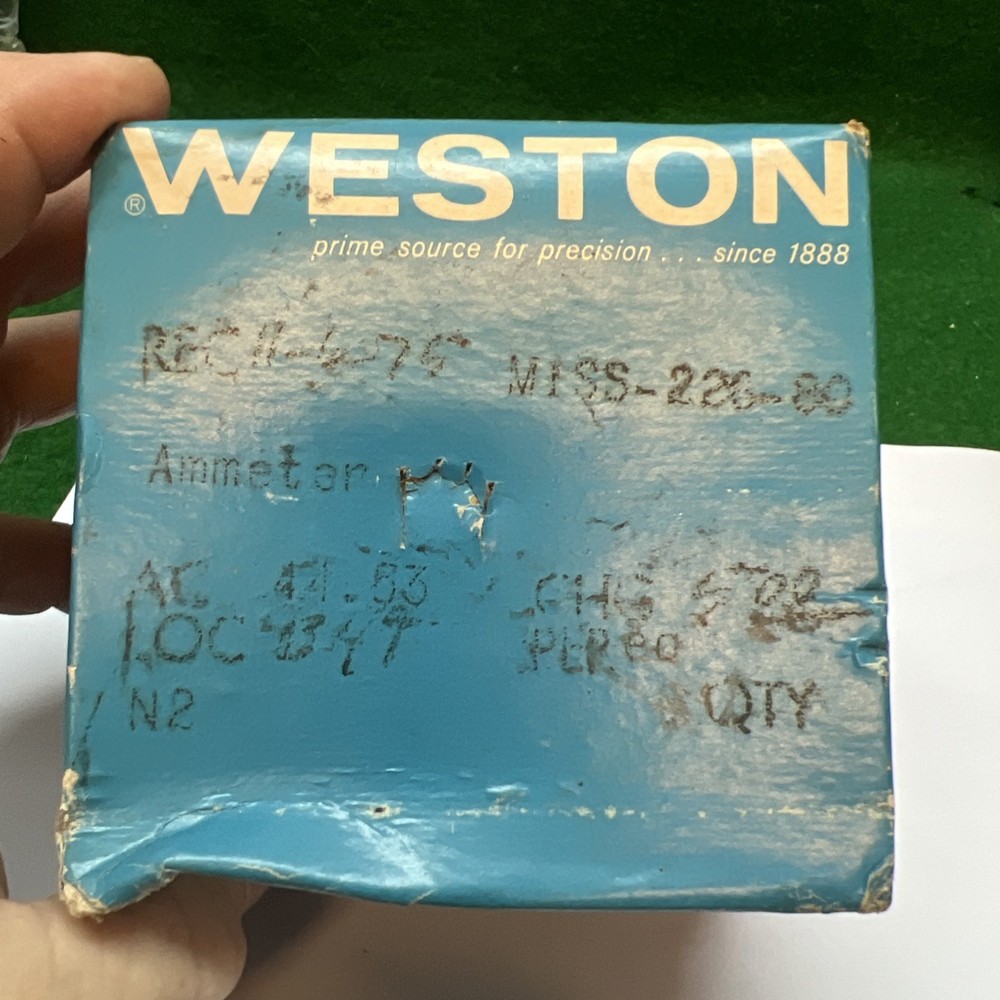 Weston Amp Meter Model 2534, 0-1 Amp