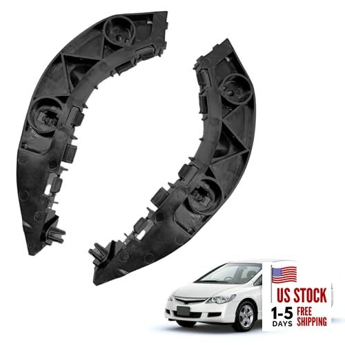 1 Pair Driver and Passenger Side Front Bumper Bracket, Front Bracket