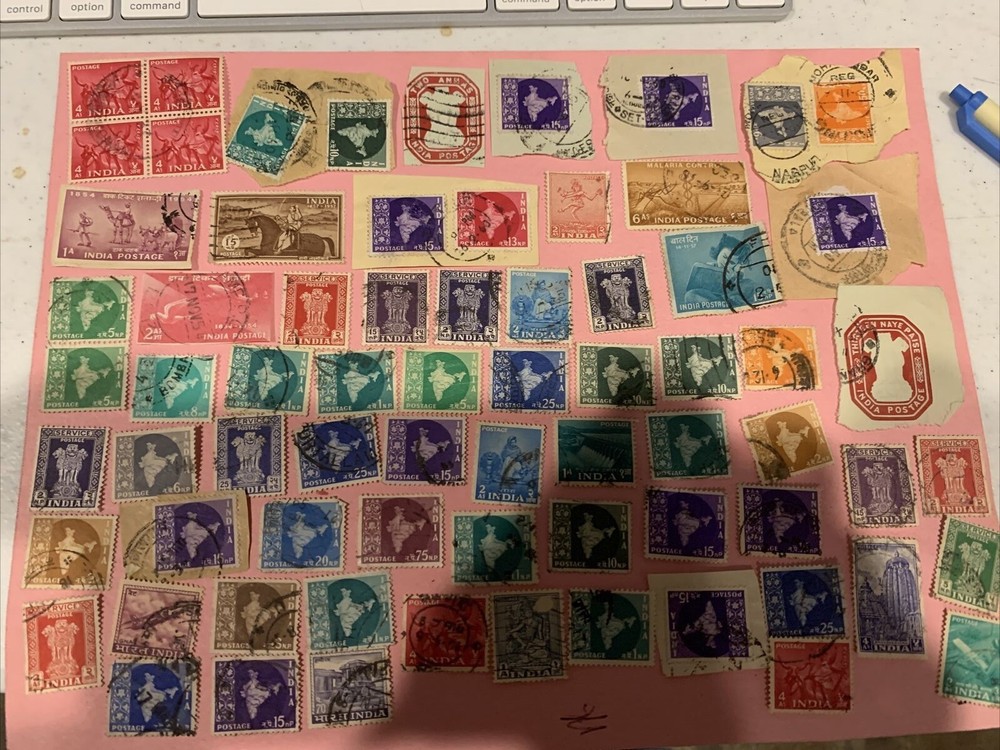 India Unchecked Lot 8 Used (File 46)