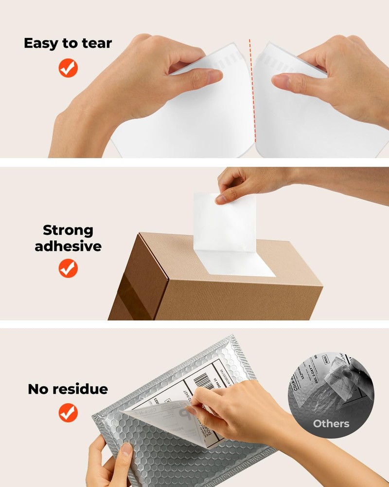 MUNBYN 4x6 Direct Thermal Printer Label, Shipping Labels Compatible with