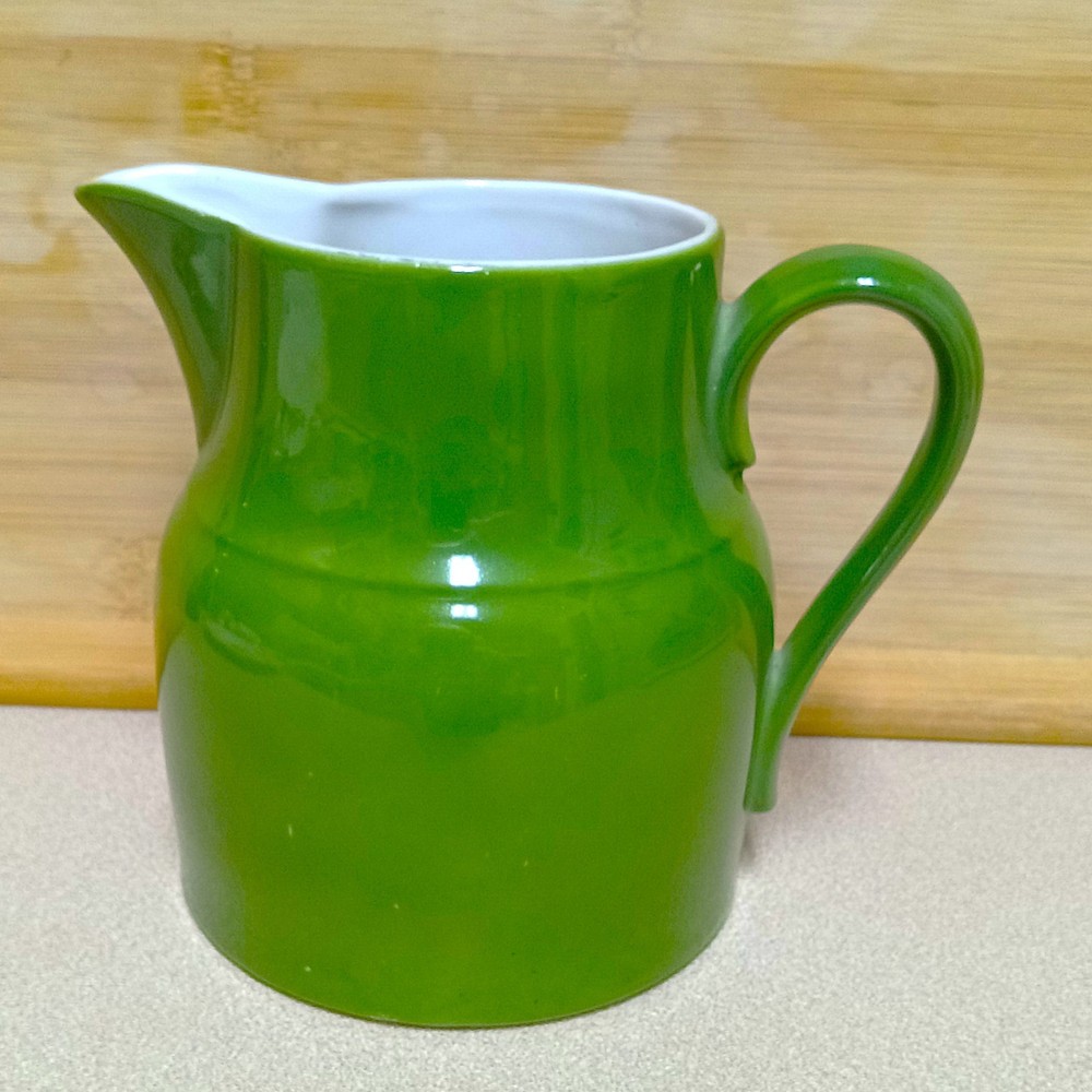 PK Unity Germany Green Porcelain Milk Pitcher