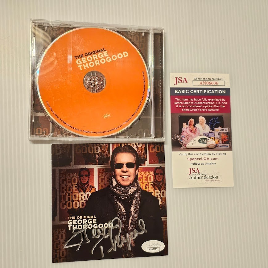 George Thorogood Signed Autographed The Original CD JSA Authentication COA