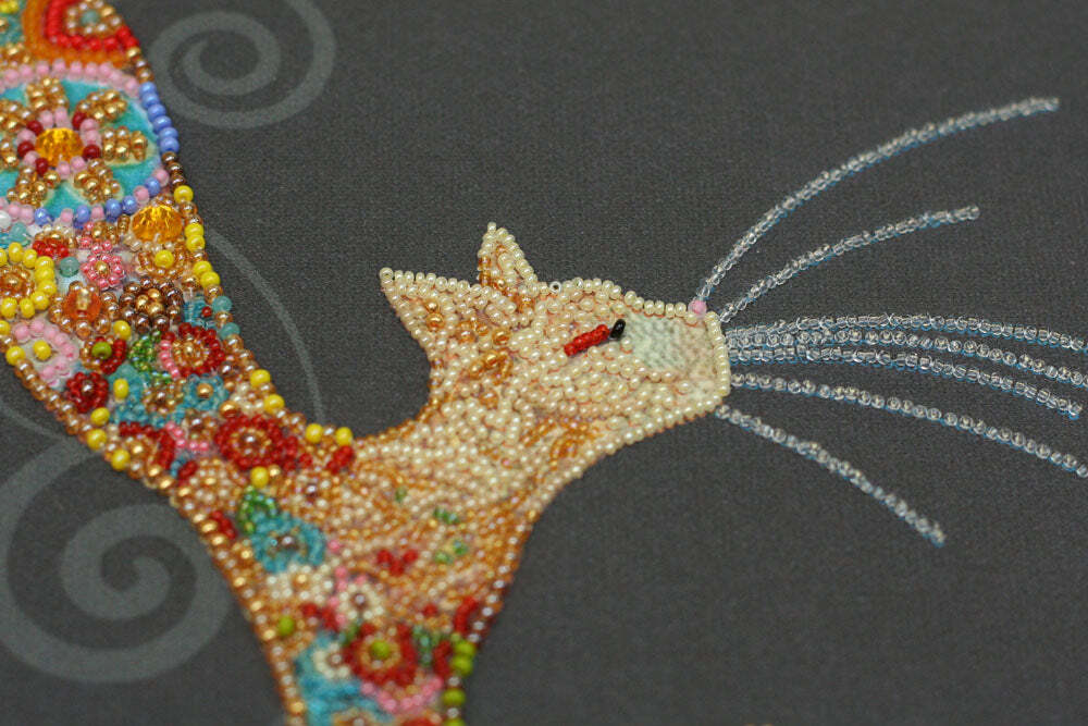 Abris Art Bead Embroidery Kit - Kitty AB-791