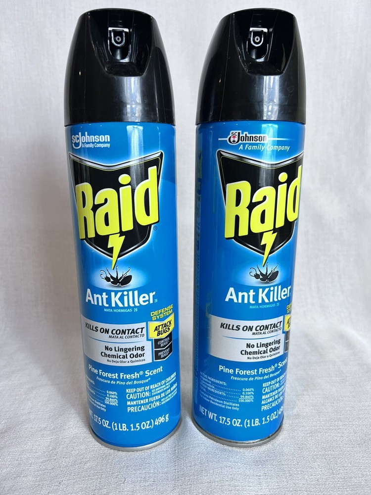 SCJohnson Raid Ant Killer Spray, 17.5oz, 2 Per Order, FREE SHIPPING