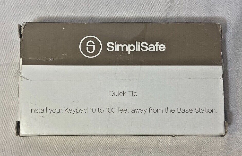 Simplisafe Wireless Keypad Sensor 1RIJX