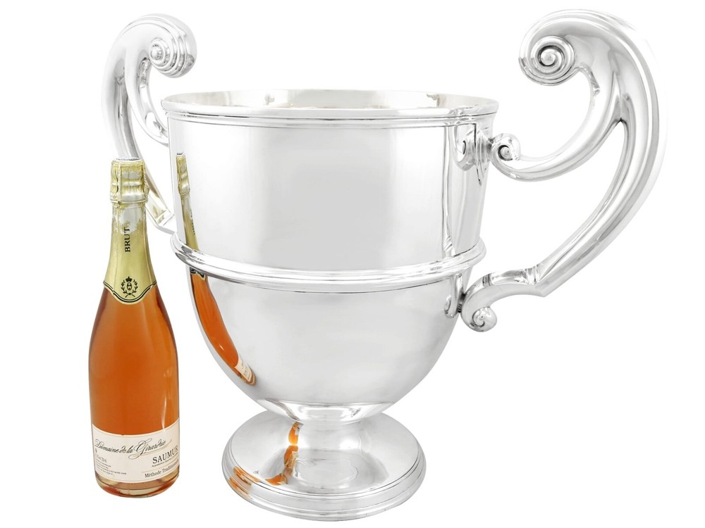 Victorian Sterling Silver Presentation Champagne Cup