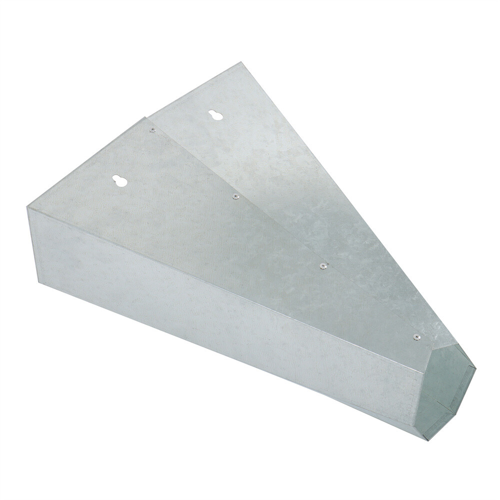 4 Pack Medium Chicken Cone Galvanized Steel Poultry Restraining Cone For Birds