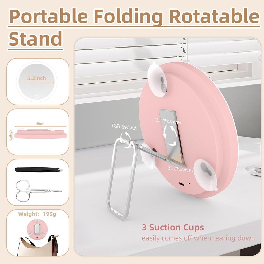 Magnifier with light, 30x Travel Magnifier with light