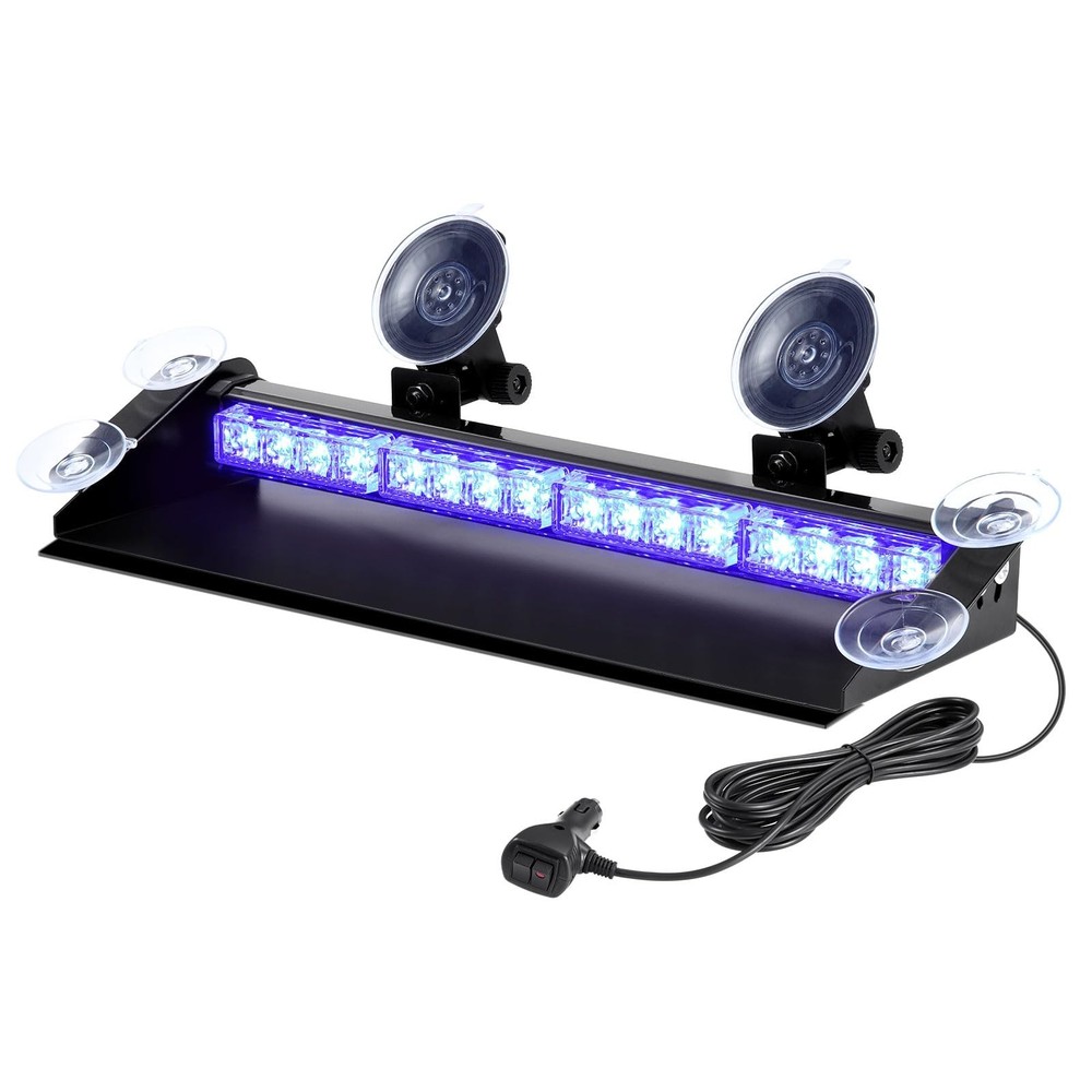 WOWTOU 29 Flash Pattern LED Blue Emergency Dash Light bar for Volunteer
