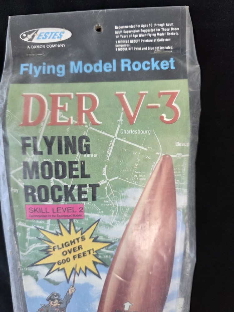 Vintage Estes Model Rocket V-3 #1970