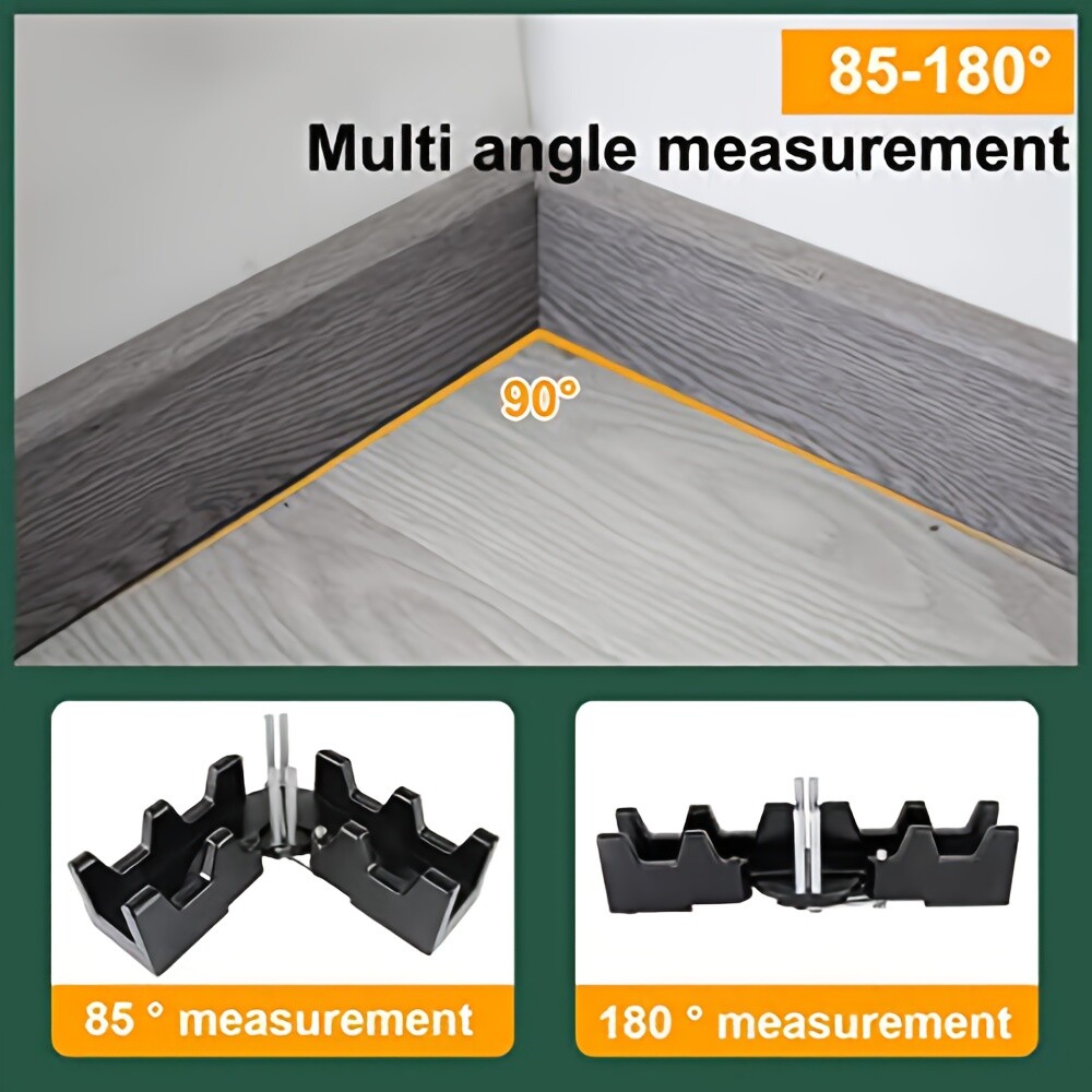 Portable 2-in-1 Miter Tool - Durable Plastic, Non-Slip Grip