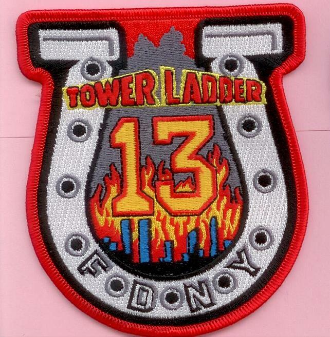 New York City Fire Dept Ladder 13 Patch