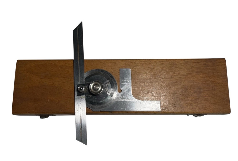 PEP Bevel Protractor 8" Made In Germany