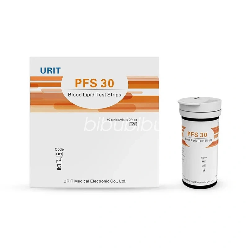 Cholesterol, triglyceride, five-item blood lipid analyzer kit (30 test strips)