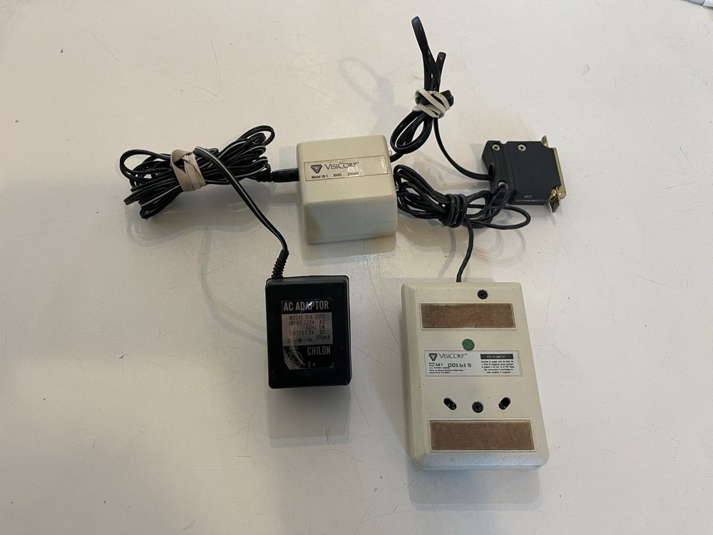 Vintage VisiCorp VisiOn Mouse Model M1 – Early Optical Mouse – Tested