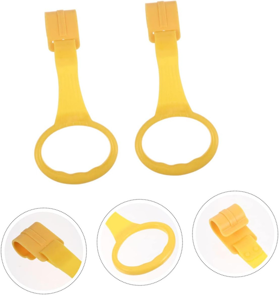 Pull Ring 4Pcs Pull up Rings Learning Standing Portable Hanging Toddler Hand Ran