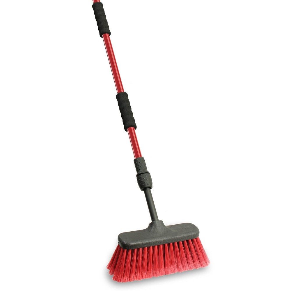 Flow-Thru Telescoping Wash Brush W/ Extendable Handle