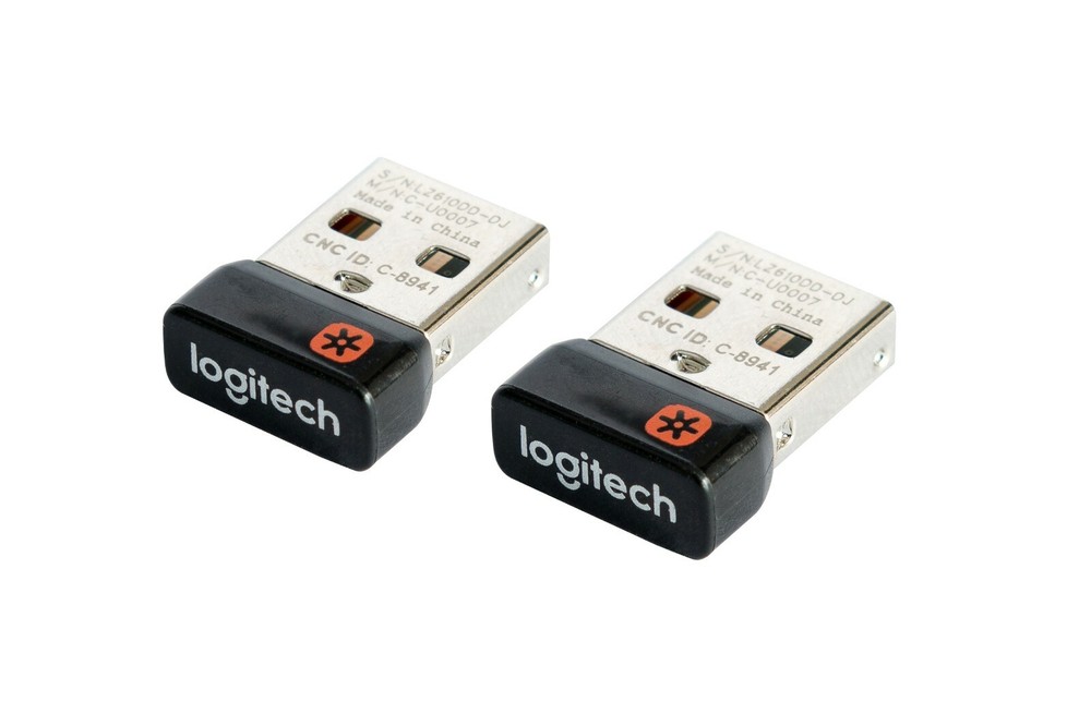 Pack of 2 Logitech Wireless Unifying USB Receiver Dongle for Keyboard & Mice
