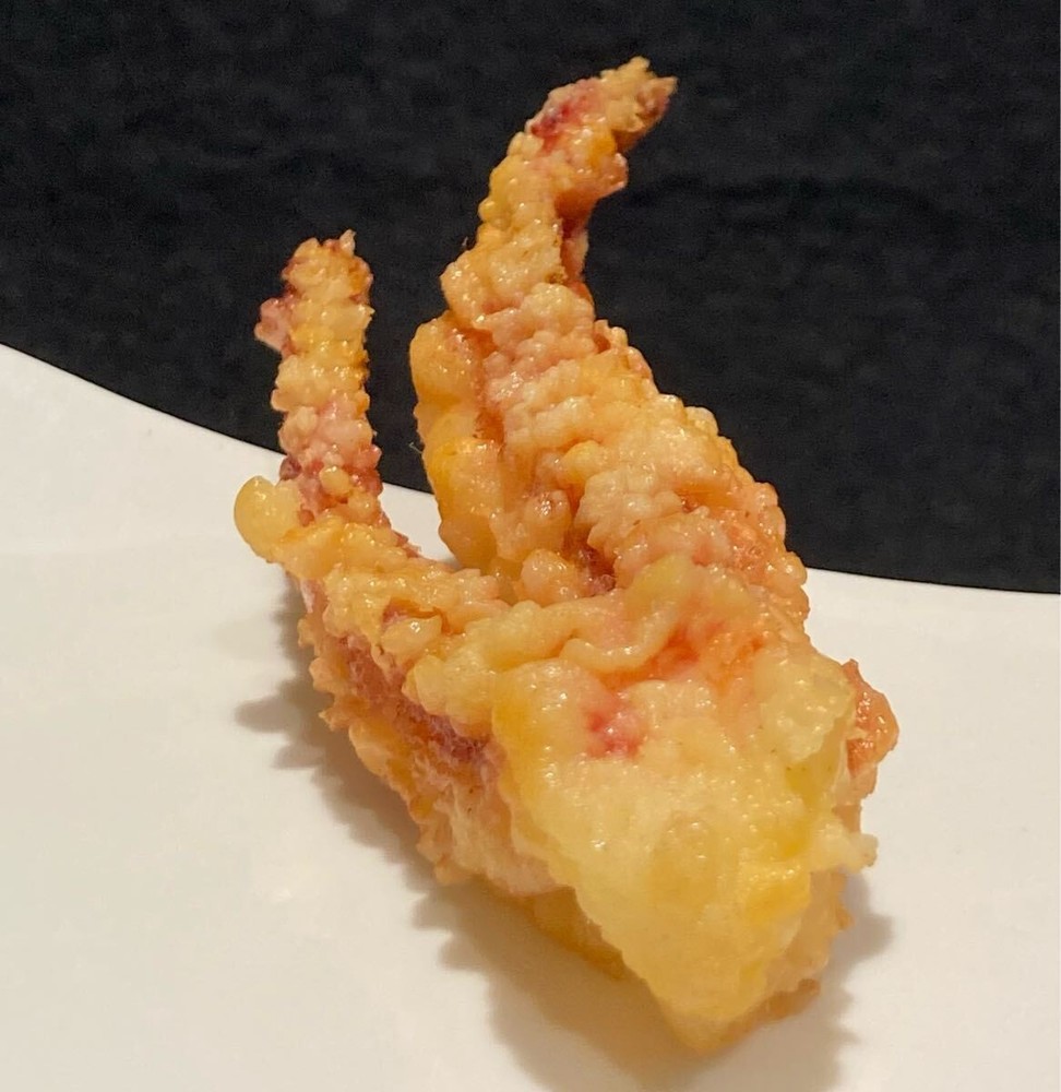 Food sample: Fried squid tentacles