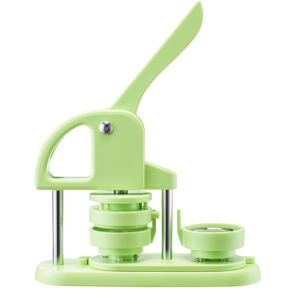 Uimoso Button Press Machine with 2.28 in Mold and 100 Button Components, Green