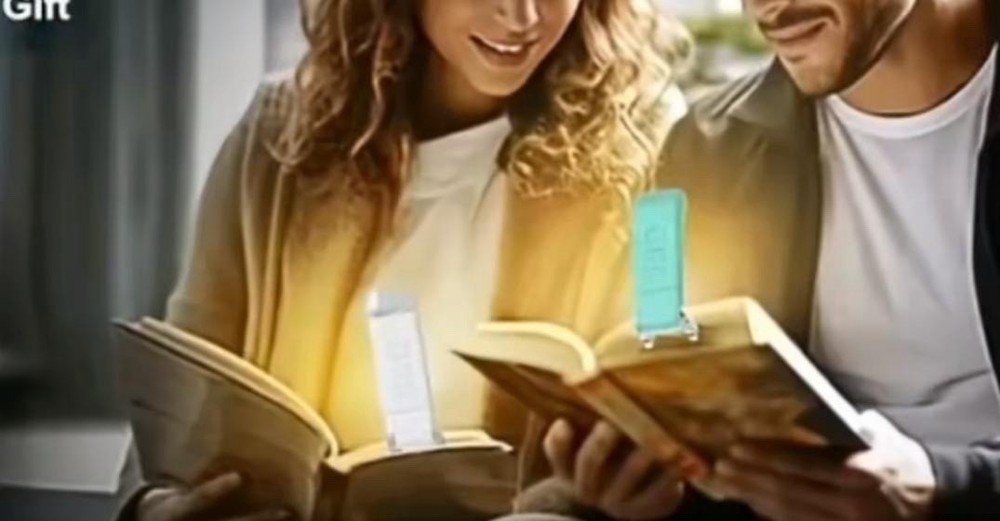 Portable Clip-On Adjustable LED Book Light, Multi-Color, Battery, 3 Settings