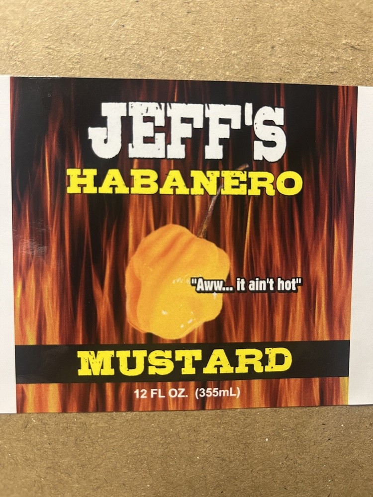 Jeff’s Habanero Mustard