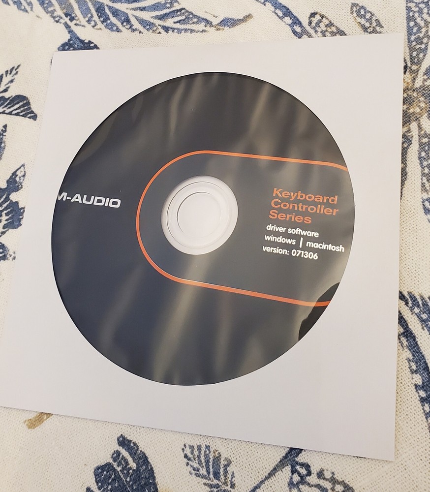 M-Audio Keyboard Controller driver software CD (Axiom, Oxygen, Keystation etc.)