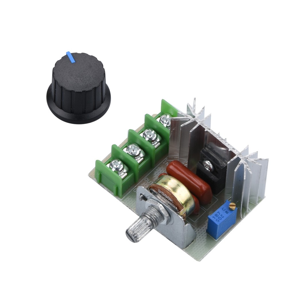 2000W 110V AC SCR Voltage Regulator Adjustable Motor Speed Control Controller