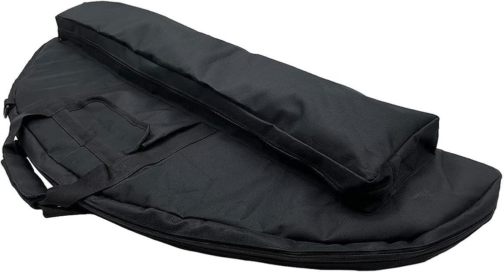 Durable Compound Bow Carrying Case - Padded & Zipper Access with Arrow Storage