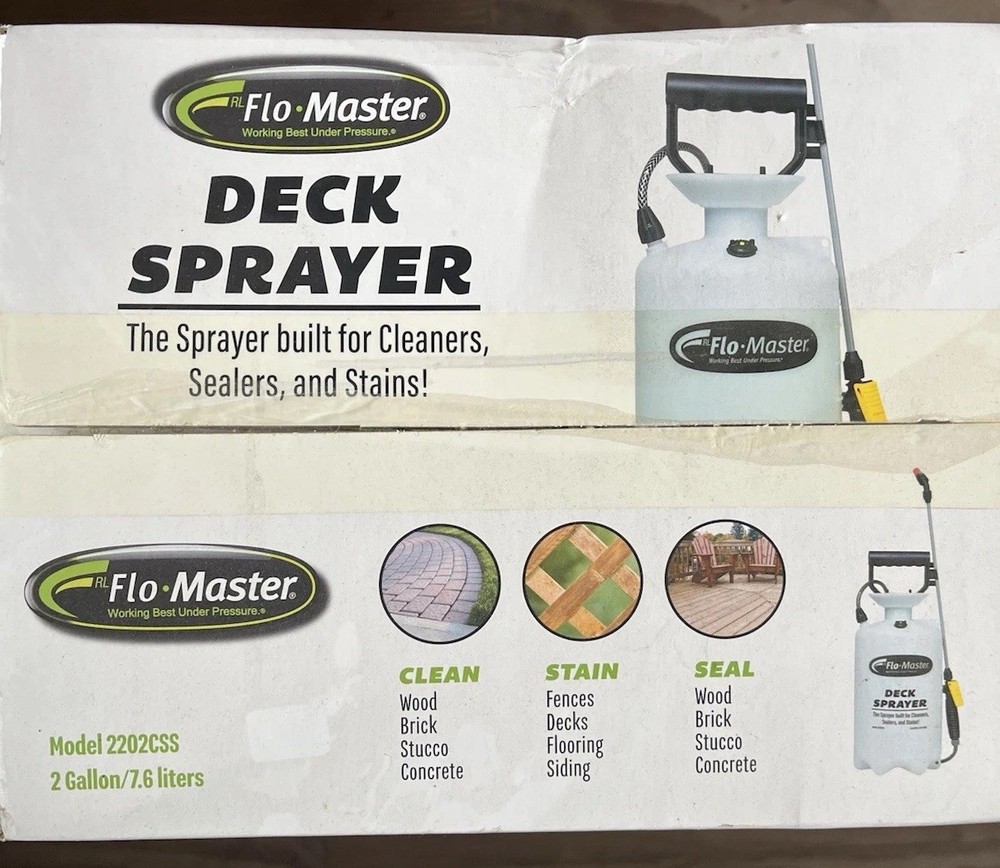 Flo-Master by Hudson Two Gallon Home and Garden Deck Sprayer