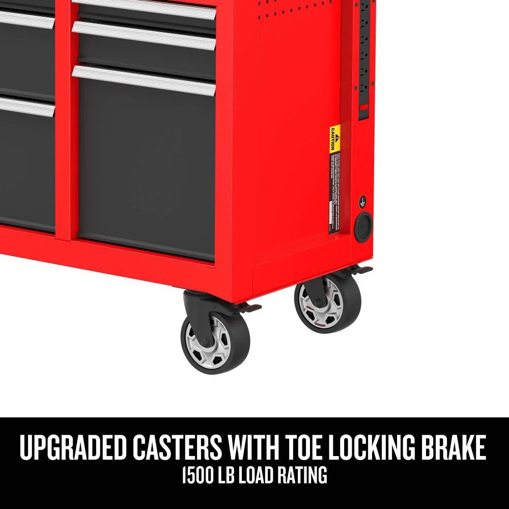 Craftsman S2000 41 Inch 7-Drawer Workstation, Red