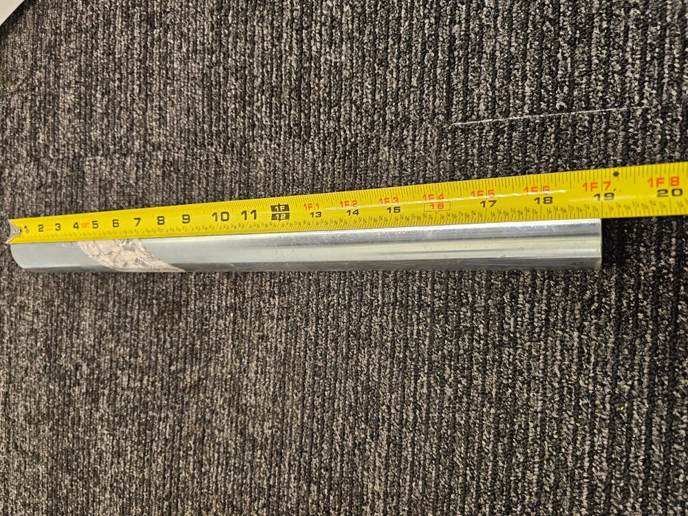 CMB ROLLER SHELL, 19" A320063 STAINLESS STEEL